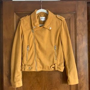 Suede Moto Jacket